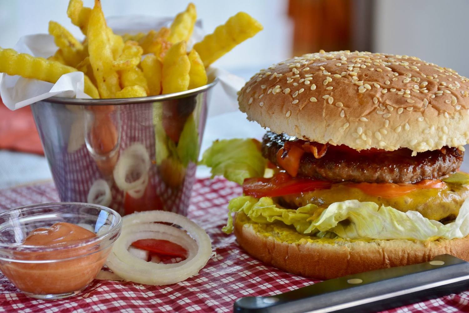 Burgers et frites du food truck friterie dans le Nord Pas-de-Calais