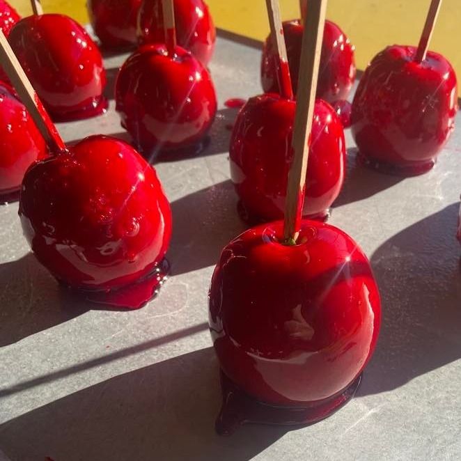 Animation pomme d'amour — prestation sucrée salée Nord Pas-de-Calais